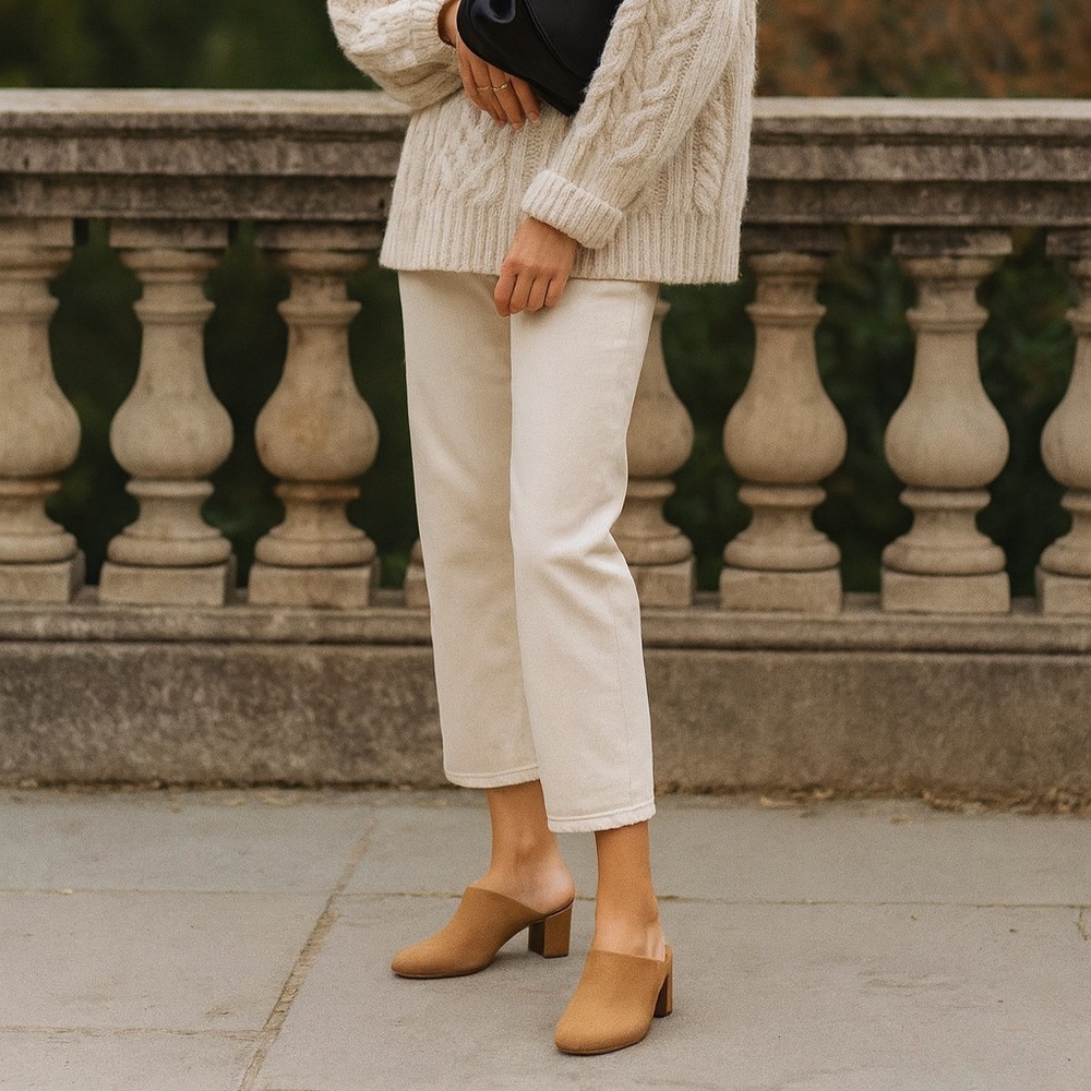 nisolo paloma mule sand